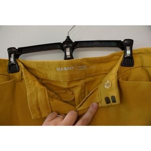 Mustard Yellow Old Navy Pixie Pants